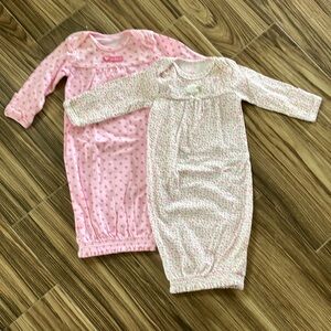 Two Baby Girl Sleep Sacks by Carters